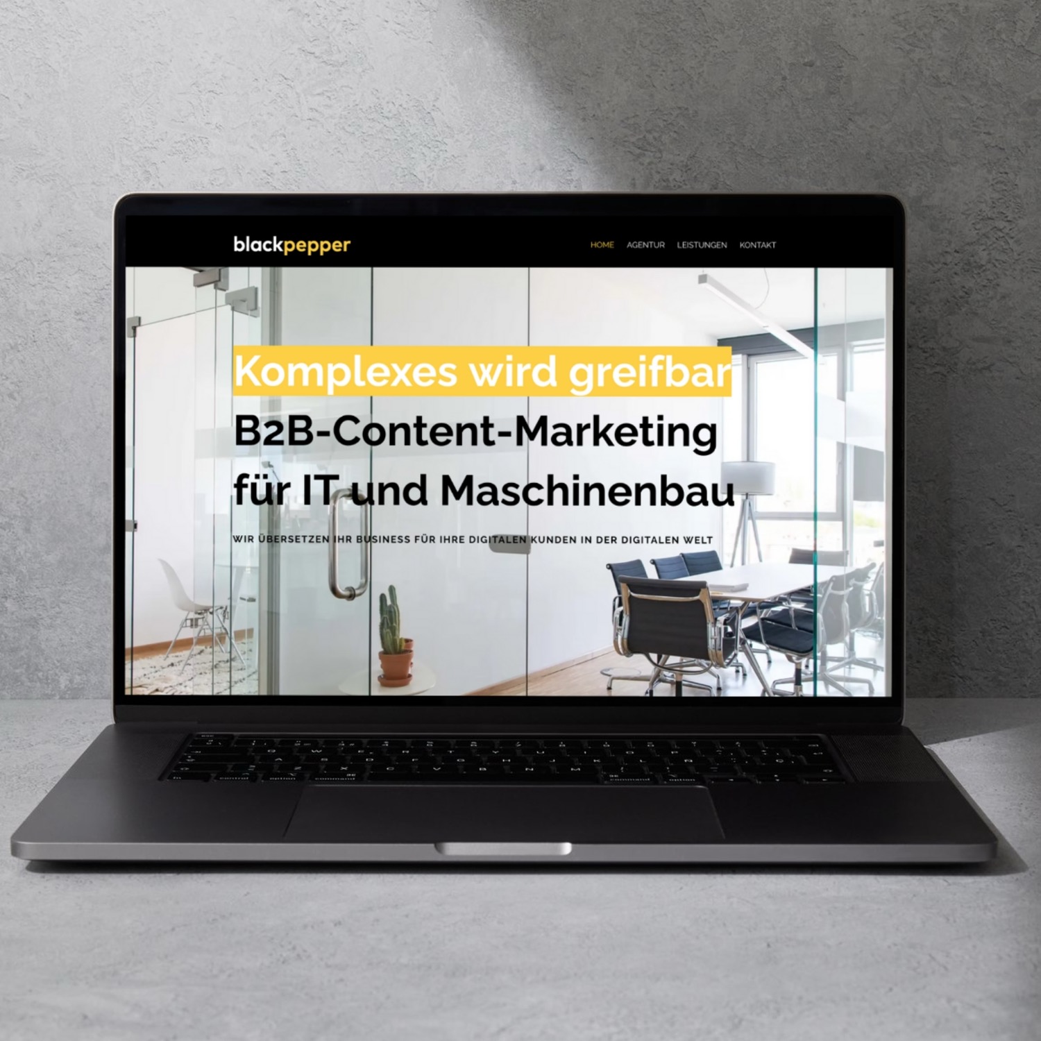 Website für blackpoppor – Agentur-Partner Projekt
