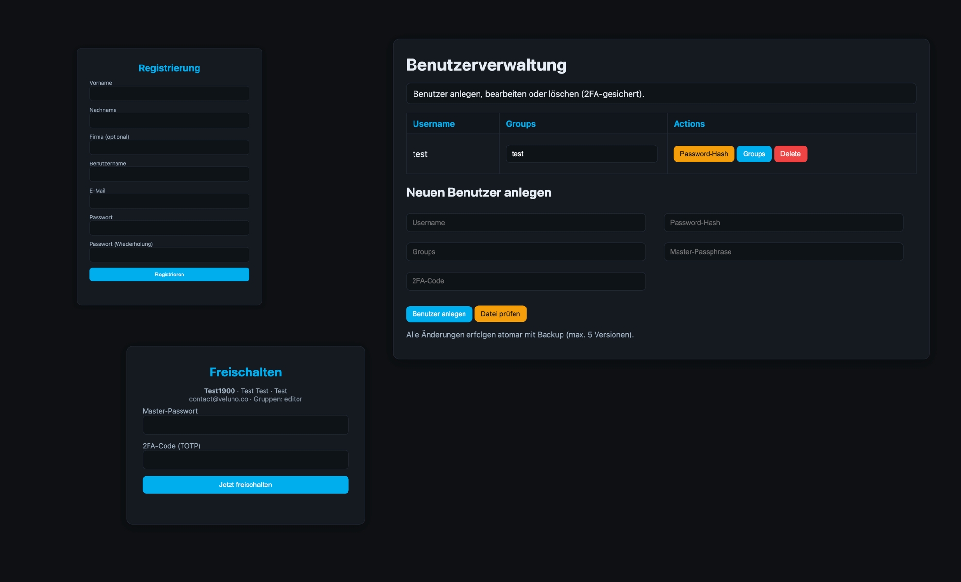 Symbolbild für CMS-Verwaltung, Module und Systemkonfiguration