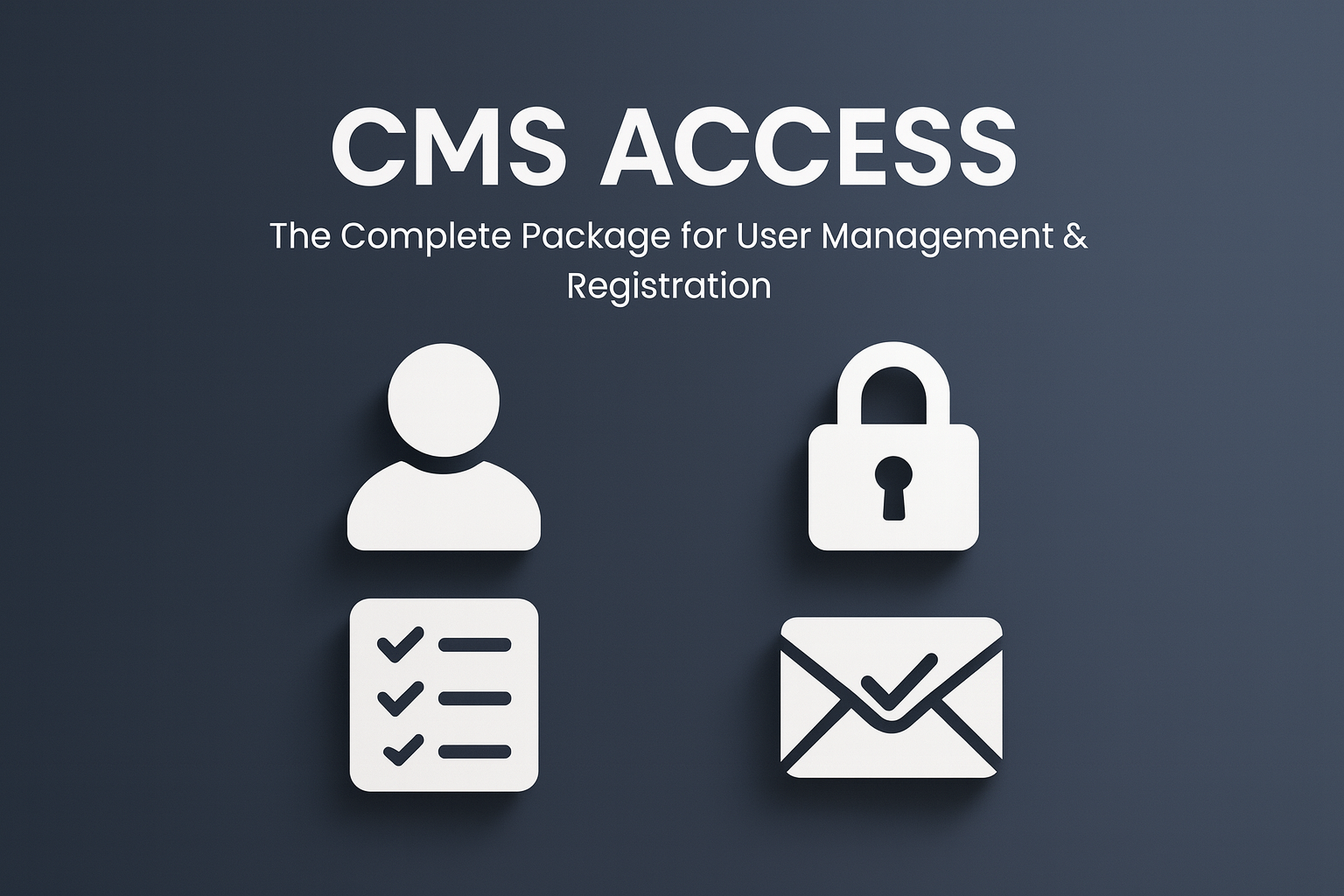 Symbolbild für CMS-Verwaltung, Module und Systemkonfiguration